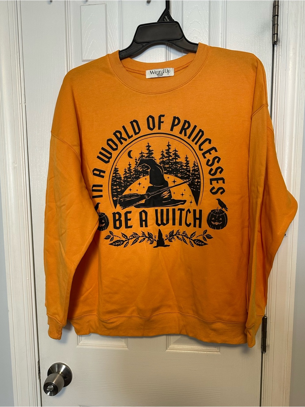 In a world of princesses be a witch sweatshirt XL NWT